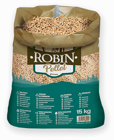 worek pelletu opałowego Robin do kupienia w Bukownie lub sklepie internetowym